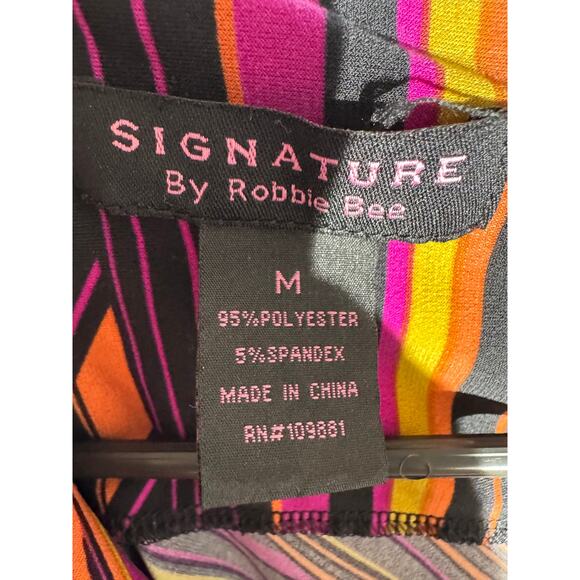 Signature by Robbie Bee Multicolor Sleeveless Sheath Dress – Size M - Picture 3 of 3